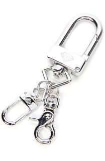 Diamond Supply Co Keychain U Lock in Silver