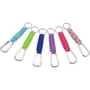 The Hillman Group Paracord Color Carabiner Key Chain 712428