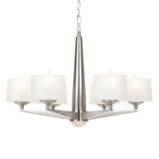 Hampton Bay Architect Collection 7 Light Brushed Nickel Chandelier HB471469DI