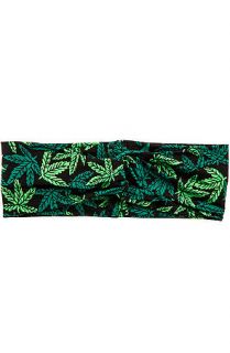 Gold Saturn Turban Mary Jane in Green