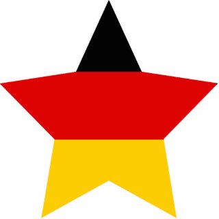 Germany Star Acrylic Cut Out
