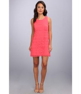 Jessica Simpson Sleeveless Tiered Dress Womens Dress (Pink)