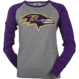 Baltimore Ravens Fan for Life Sweater: G III Apparel Group Womens Fan Gear