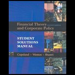 Financial Theory and Corporate Policy   Student Solutions Manual