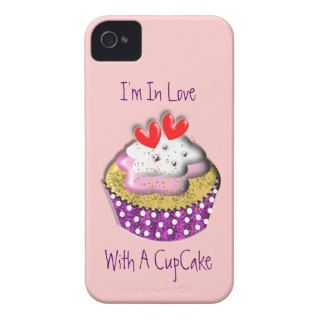 I'm In Love With A Cupcake Cute Fun Design iPhone 4 Covers
