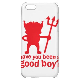 RED DEVIL have you been a good boy? iPhone 5C Covers