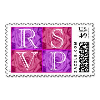 Roses RSVP Stamp
