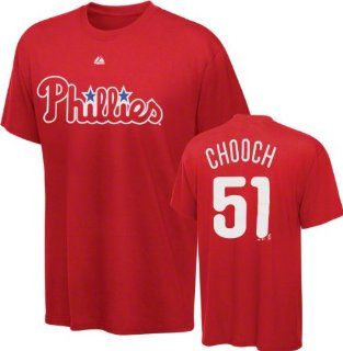 MLB Philadelphia Phillies Men's Carlos (Chooch) 51 Tee, X Large, Athletic Red  Apparel  Sports & Outdoors