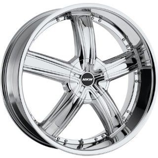 MKW M103 18 Chrome Wheel / Rim 5x4.5 & 5x120 with a 40mm Offset and a 74.10 Hub Bore. Partnumber M103 1875001440C: Automotive