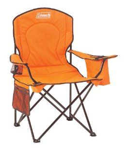 Coleman Broadband Quad Chair with Cooler, Orange : Sports & Outdoors