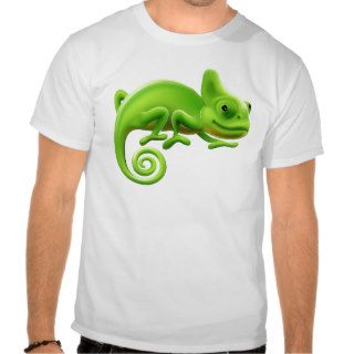Cute Chameleon Illustration T Shirt