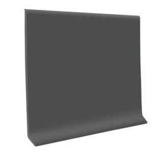 ROPPE 700 Series Black/Brown 6 in. x 48 in. x .125 in. Wall Base Cove (30 Piece) 60C72P193