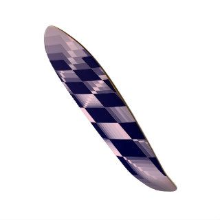 777 Pink and Blue Checkered Flag GT 500 KR Skateboards