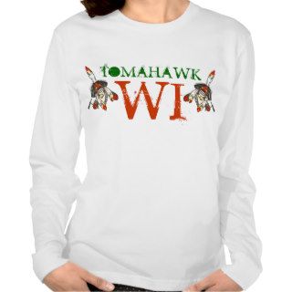 T SHIRT PROMOTES TRAVEL TOURISM TOMAHAWK WISCONSIN