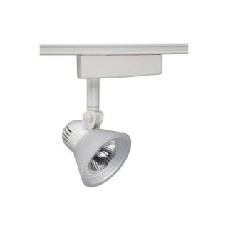 Juno Trac Lites Low Voltage White Track Light with Opal Frost Step Glass R704WH