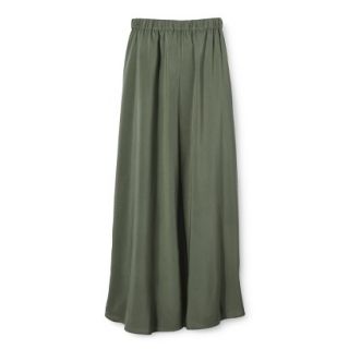 Merona Womens Woven Maxi Skirt   Moss   XL