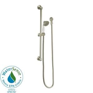 MOEN Weymouth Eco performance Handshower with Slide Bar in Brushed Nickel S12107EPBN