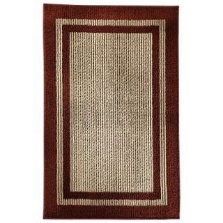 Mohawk Home Sisal Accent Rug   Red (26x310)