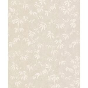 Brewster 56 sq. ft. Bamboo Floral Wallpaper 282 64078