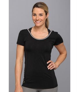 Lole Smash Top Womens Short Sleeve Pullover (Black)