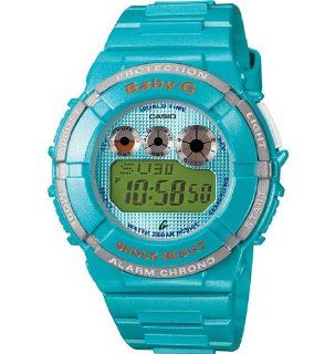Casio Baby G Damen Armbanduhr blau Digital Quarz BGD 121 2ER: Uhren