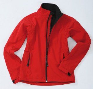 Ladies' Softshell Jacket/James & Nicholson (JN 137) S M L XL, rot, L: Sport & Freizeit