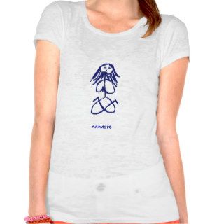 Yoga Girl namaste Tee Shirts