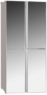 Exquisit SBS 350 4 A+ / Side by Side / Schwarz / Kühlschrank / Kühlteil 251 L / Gefrierteil 137 L / 60 cm tief / inclusiv Siemens Toaster TT61109: Elektro Großgeräte