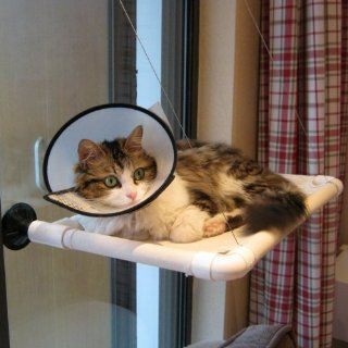 Fuloon Katzenbett Fenster montiert Cat Bed Katzenliege heizung katzenhängematte: Haustier