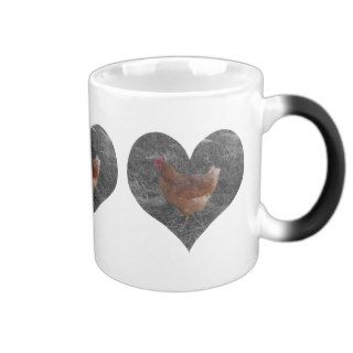Heart Shaped Chicken Mug