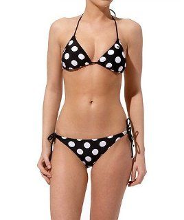 Roxy Damen Bikini The Hype String Bikini Tie Sides, The Hype Black, L, XIWSM154: Sport & Freizeit