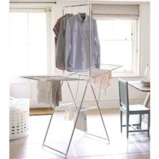 Lakeland Wäscheständer Plus, 6 m Hängefläche, aufrichtbarer Zusatzbügel für Hemden, offen 156 x 48 x 200 cm H: Küche & Haushalt