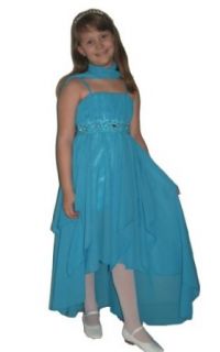 Konfirmationskleid, Mädchen Kleid, Festkleid, Chiffonkleid, Größe 164: Bekleidung