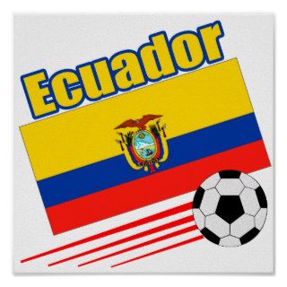 Ecuador Soccer Team Poster