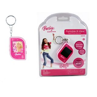Mattel Barbie Pink Portable B View Digital Photo Keychain Mattel Digital Picture Frames