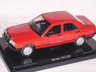 Mercedes Benz W201 W 201 190e 190 E Rot Limousine 1983 1/24 Modellauto Modell Auto: Spielzeug