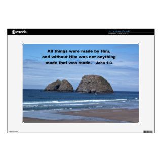 John 13 All things were made by HimDecal For Laptop