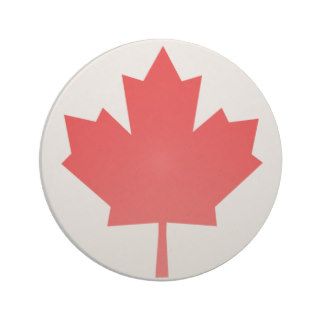 Canada Canadian flag Maple Leaf Coaster
