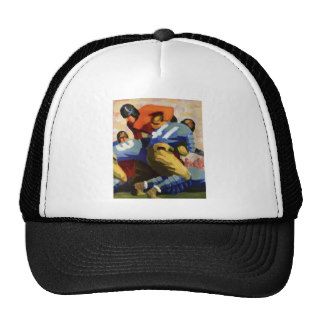 Vintage Sports, Football Player Hat