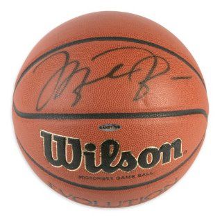 Michael Jordan Signed Basketball   Wilson Evolution   Mounted Memories Certified   Autographed Basketballs at 's Sports Collectibles Store