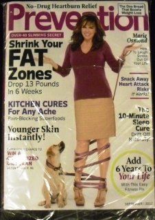 Prevention Magazine September 2012 Marie Osmond   Shrink Your Fat Zones  : Other Products : Everything Else