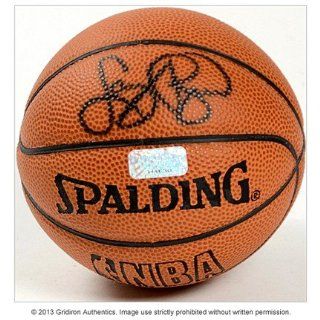 Larry Bird Autographed Ball   6 Inch Mini   Autographed Basketballs: Sports Collectibles