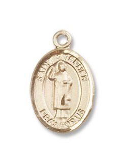 Small Childrens Jewelry, Girls or Boys 14kt Gold St. Stephen the Martyr Medal: Bracelets: Jewelry