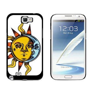 Mystical Sun and Moon   Occult   Snap On Hard Protective Case for Samsung Galaxy Note II 2   Black: Cell Phones & Accessories