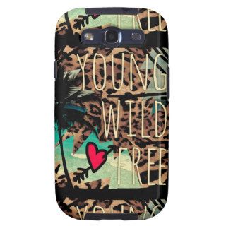 311 Young Wild Free Leopard Tropical Phone Case Samsung Galaxy S3 Cover