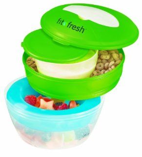 Fit & Fresh Reusable Breakfast on the Go Container: Food Savers: Kitchen & Dining