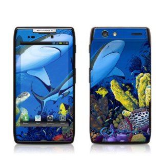 Sharks And Turtle Design Protective Skin Decal Sticker for Motorola Droid Razr Cell Phone: Cell Phones & Accessories