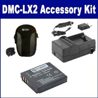 Panasonic Lumix DMC LX2 Digital Camera Accessory Kit includes: SDC 21 Case, SDCGAS005 Battery, SDM 161 Charger : Camera & Photo