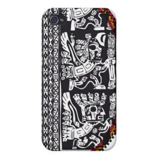 Inca`s font, Letter D iPhone 4 Case