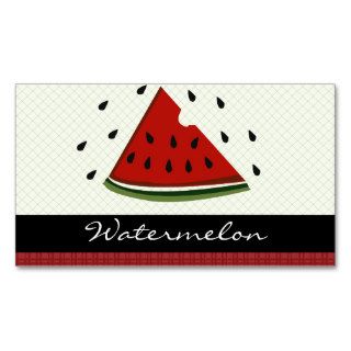 Country Watermelon Slice Business Card